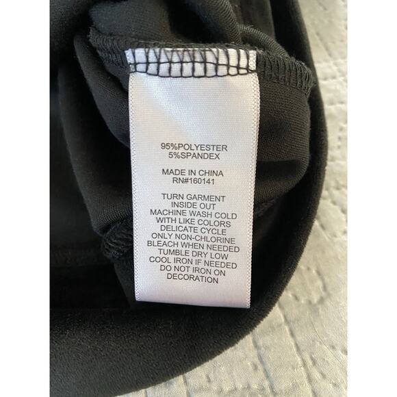 2 Pc Juicy Couture Sz S Black Velour Y2K Full Zip SS Top Pull On Twirl Skirt Seq - Picture 8 of 13